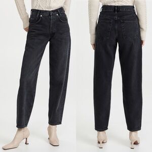 AGOLDE tapered baggy high rise jeans